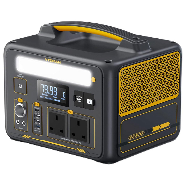 Зарядна станція Vtoman Jump 600X (299 Вт/г) LiFePo4 600W