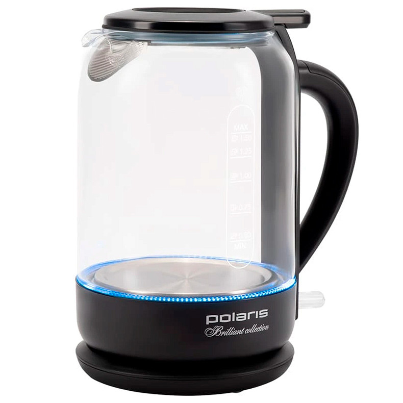 Електрочайник Polaris PWK 17103CGL Water Way Pro Чорний