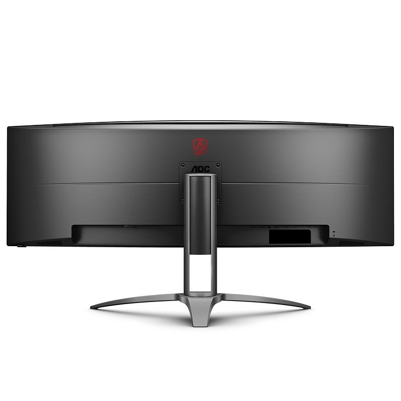 Монитор 49" AOC AG493UCX2, VA, 5120x1440, 165Гц, изгн., HDMIx3, DP, USB-C, USB-hub, HAS, цв, черный