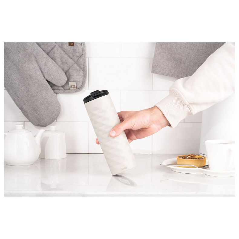 Термочашка Ardesto Bright City, 400мл, нержавеющая сталь, бежевый (AR2640BG)