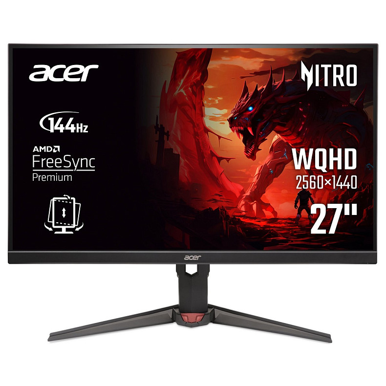 Монитор Acer 27" XV270UP6bmiiprx 2xHDMI, DP, MM IPS, 2560x1440, 144Hz, 1ms