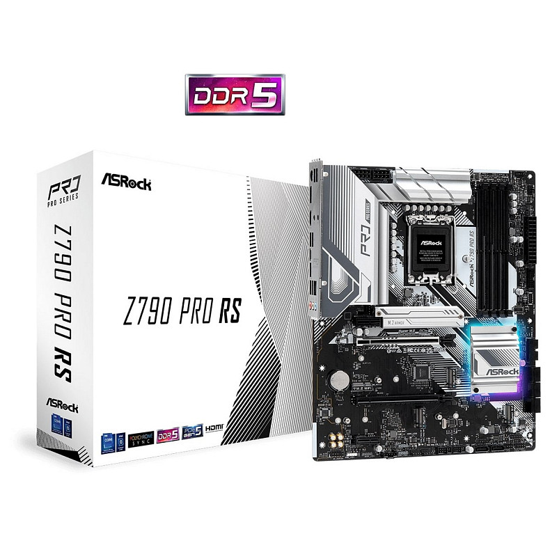 Материнская плата ASRock Z790 PRO RS s1700 Z790 4xDDR5 HDMI DP ATX