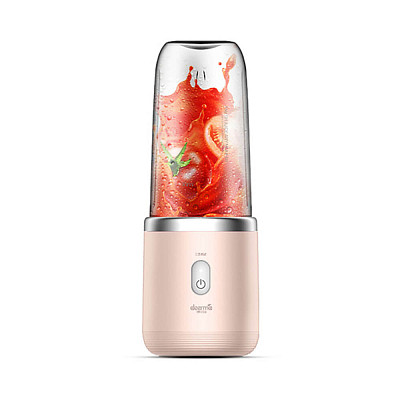 Беспроводной блендер Xiaomi Deerma Juice Blender Pink (Международная версия) (DEM-NU05)