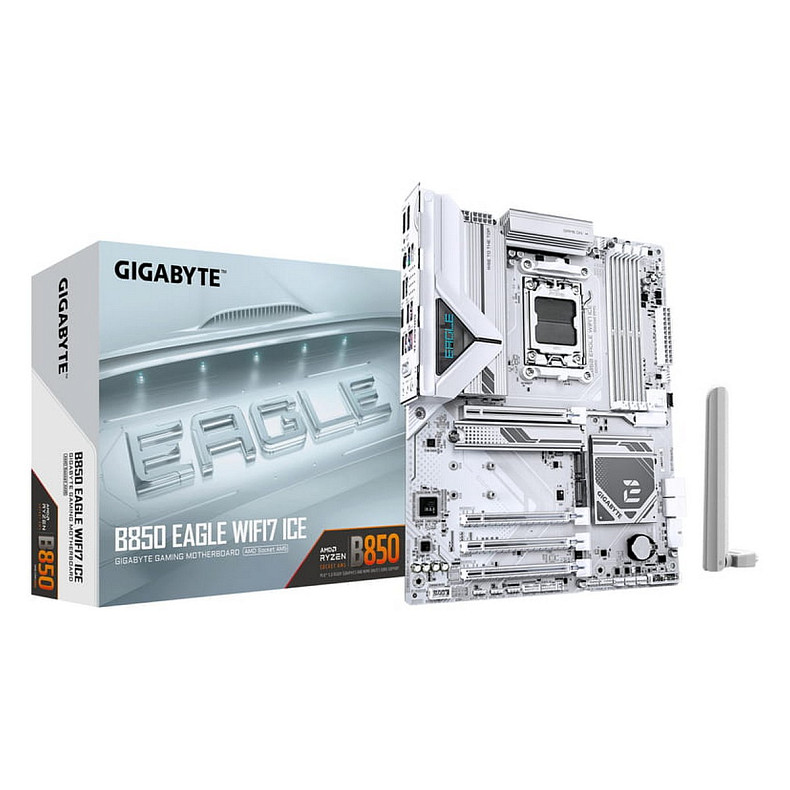 Материнська плата Gigabyte B850 Eagle WiFi7 Ice Socket AM5