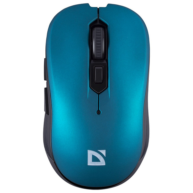 Мишка Defender Gassa MM-105, бездротова, 6кн. до 1600 dpi, безшумна, бірюзова