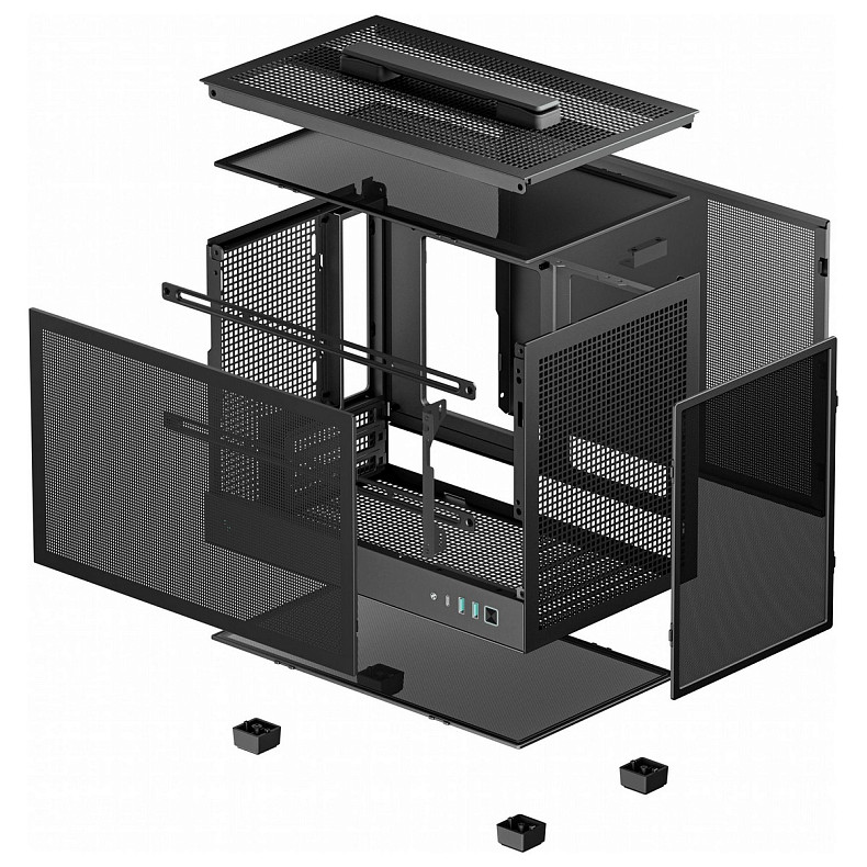 Корпус DeepCool CH160 Mesh Black (R-CH160-BKNMI0-G-1)