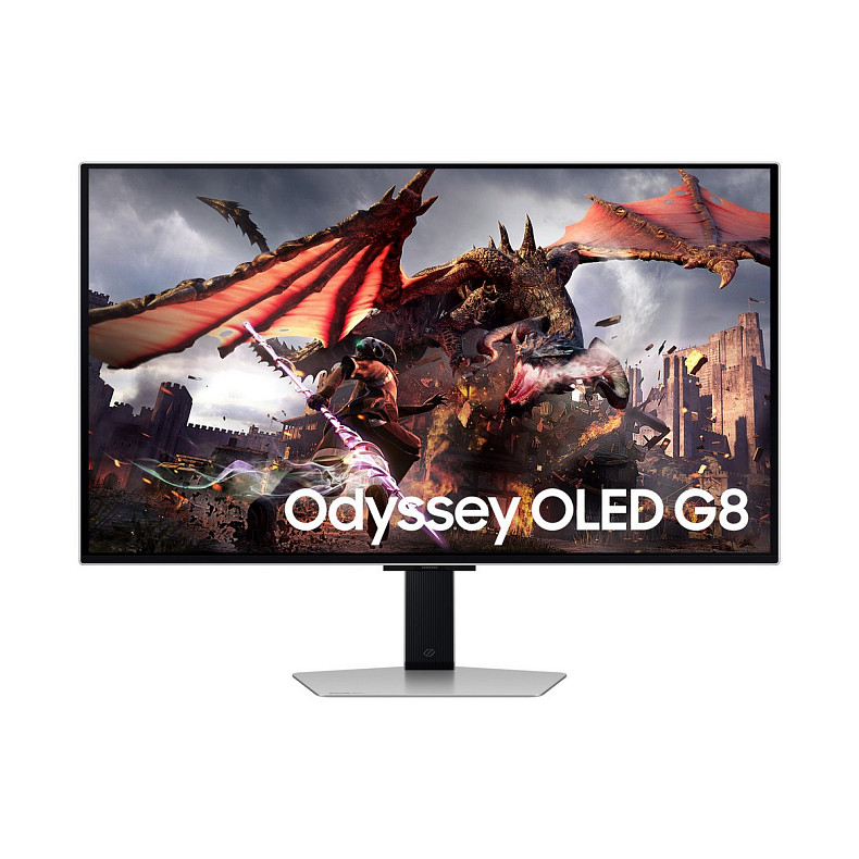 Монітор Samsung 32" Odyssey G80SD HDMI, DP, USB, Bluetooth, OLED, 3840x2160, 240Hz, 0.3ms, G-Sync Co