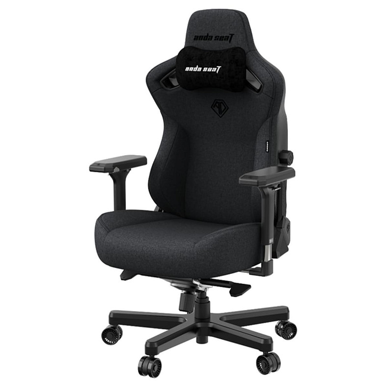 Кресло для геймеров Anda Seat Kaiser 3 Dark Gray Fabric Size L (AD12YDC-L-01-GB-CF)