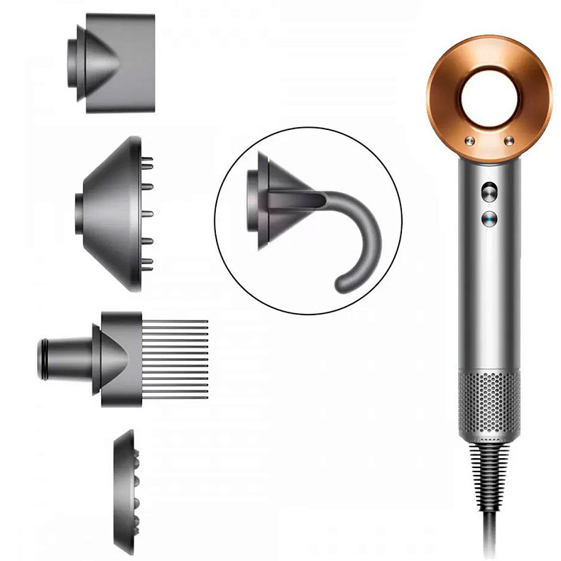 Фен Dyson HD07 Supersonic Nickel/Copper (389922-01)