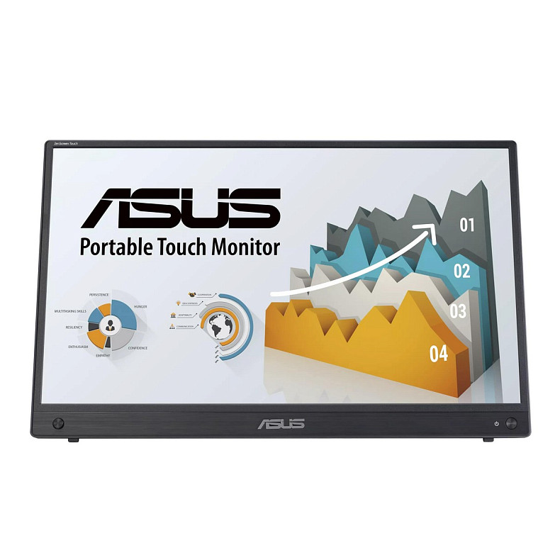 Монітор портативний Asus 15.6" ZenScreen MB16AHT mHDMI, 2xUSB-C, MM, IPS, Touch