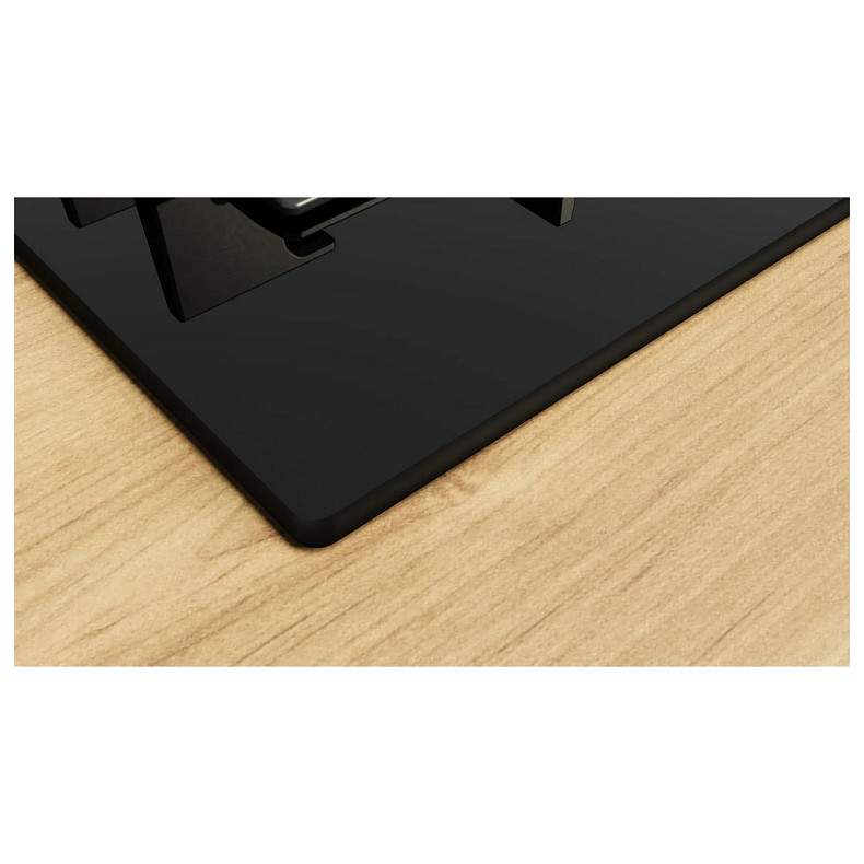 Варильна поверхня Bosch газова на склі, 75см, чавун, чорний