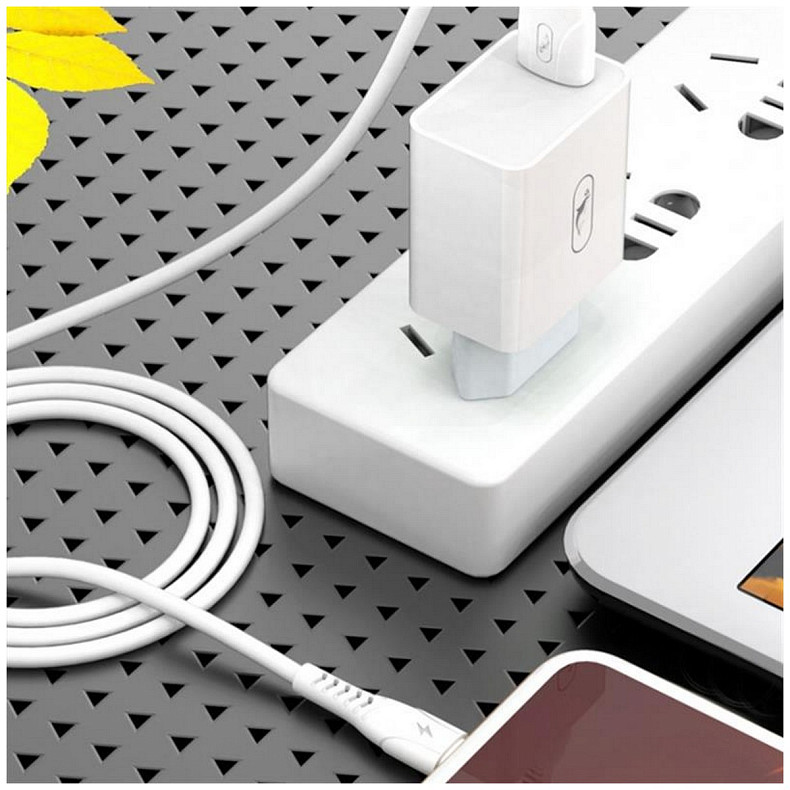 Кабель SkyDolphin S08T USB-Type-C 1м, White (USB-000562)