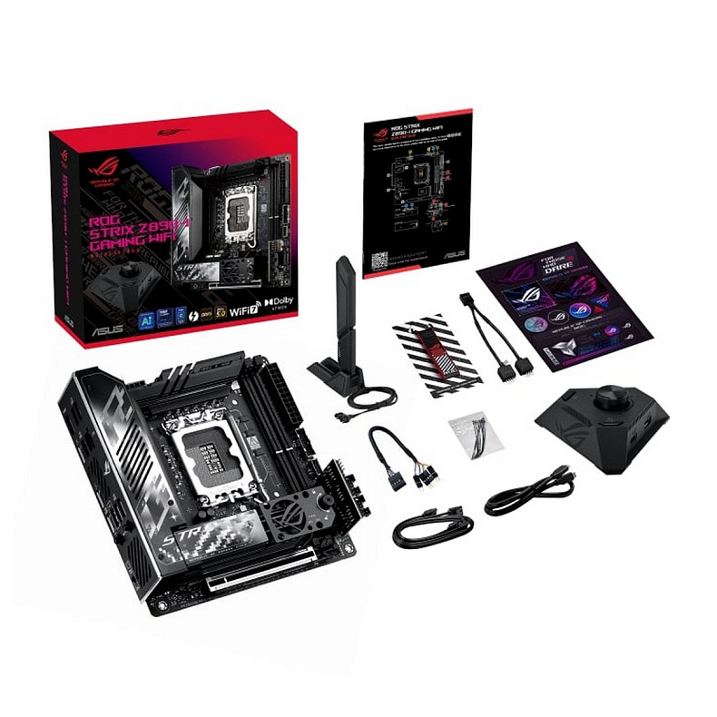 Материнская плата ASUS ROG STRIX Z890-I GAMING WIFI s1851 Z890 2xDDR5 M.2 DP USB Type-C Wi-Fi BT mIT