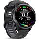 Спортивные часы Garmin Forerunner 970 Carbon Gray DLC Titanium with Black Case and Black/Translucent Whitestone Band (010-02969-00)