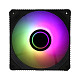 Корпусный вентилятор 2E Gaming Air Cool Infinity ACF120IW-ARGB, 120mm, 1200rpm, 3pin, 3pin+5VAura