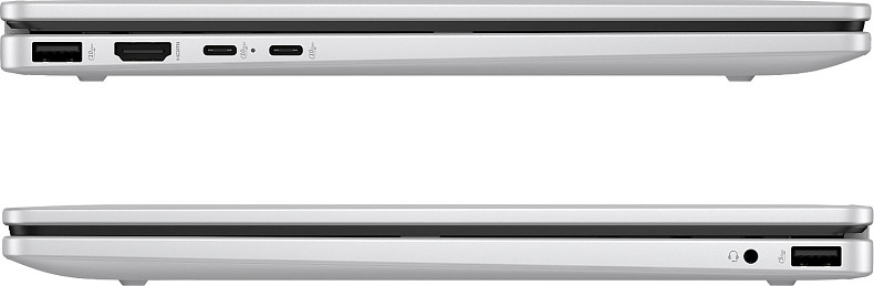 Ноутбук HP OmniBook 5 Flip x360 14-fp0033ua 14"2K IPS Ts,300n/Core3-100U/8Gb/SSD512G/IntGr/DOS/Сріблястий