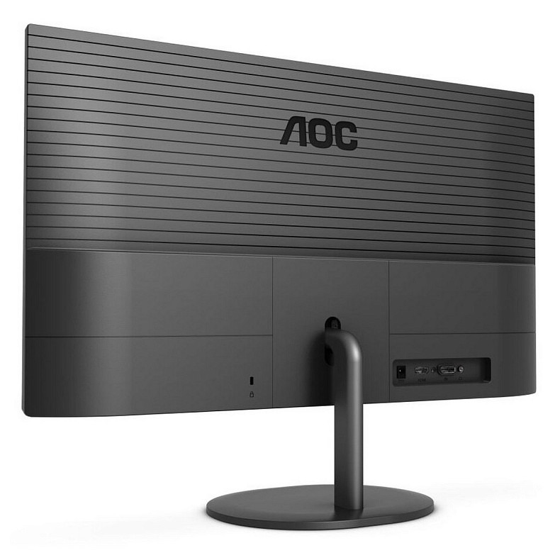 TFT 27" AOC Q27V4EA, IPS, QHD, HDMI, DP, колонки, чорний