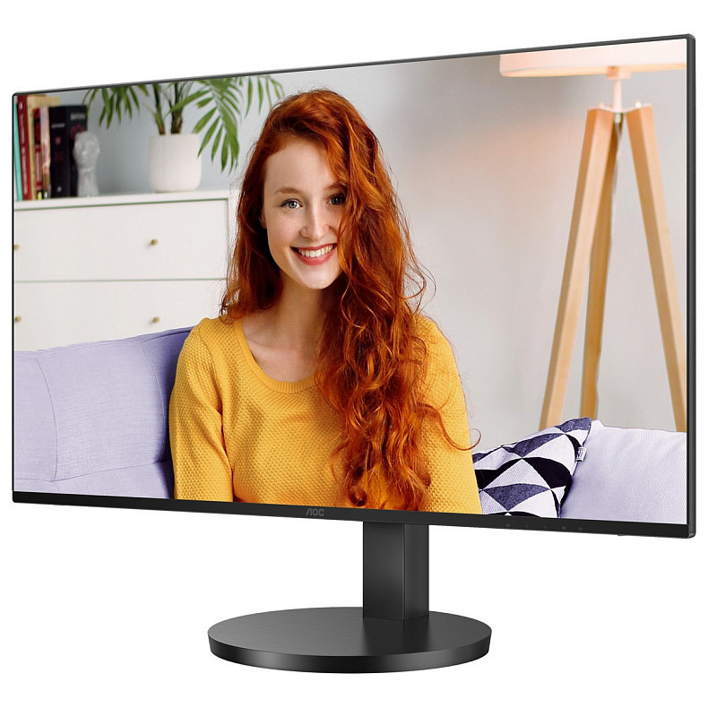 Монитор 27" AOC Q27B3CF2, QHD, IPS, 100Гц, 1 мс, HDMI, USB-C, USB-hub, HAS, колонки, черный