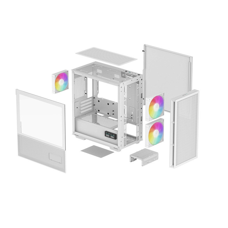 Корпус DeepCool CH360 Digital White (R-CH360-WHAPE3D-G-1) без БП