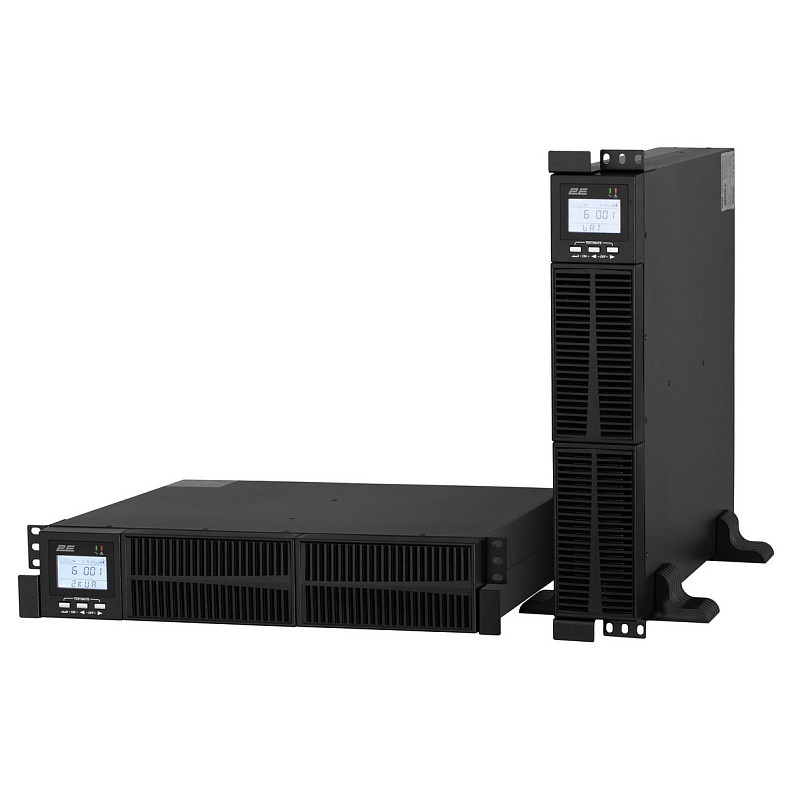 ИБП 2E OD2000RT, 2000VA/1800W, RT2U, LCD, USB, 4xSchuko