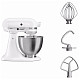Кухонный комбайн KitchenAid CLASSIC 4,3л 5K45SSEWH с откидным блоком белый