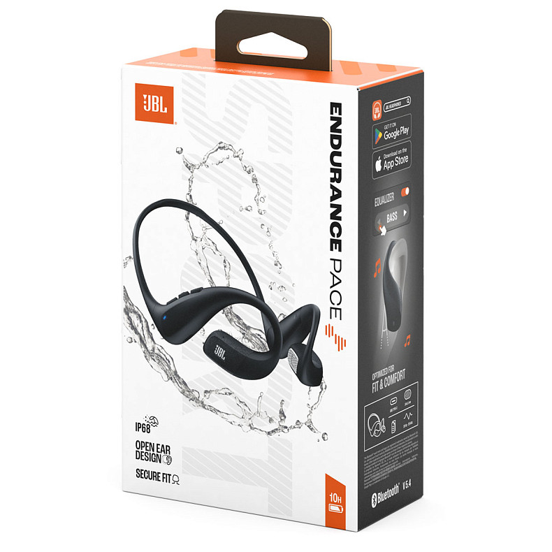 Hавушники JBL Endurance Pace Black (JBLENDUPACEBLKG)