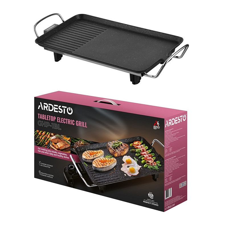 Гриль Ardesto GHP-1BL