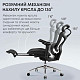 Крісло офісне з підставкою для ніг Sihoo DORO C300L Mesh Black