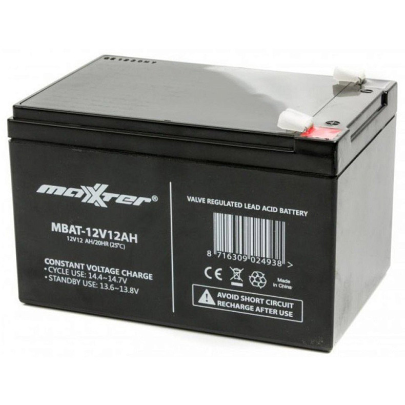 Аккумуляторная батарея Maxxter 12 В 12 Агод (MBAT-12V12AH)