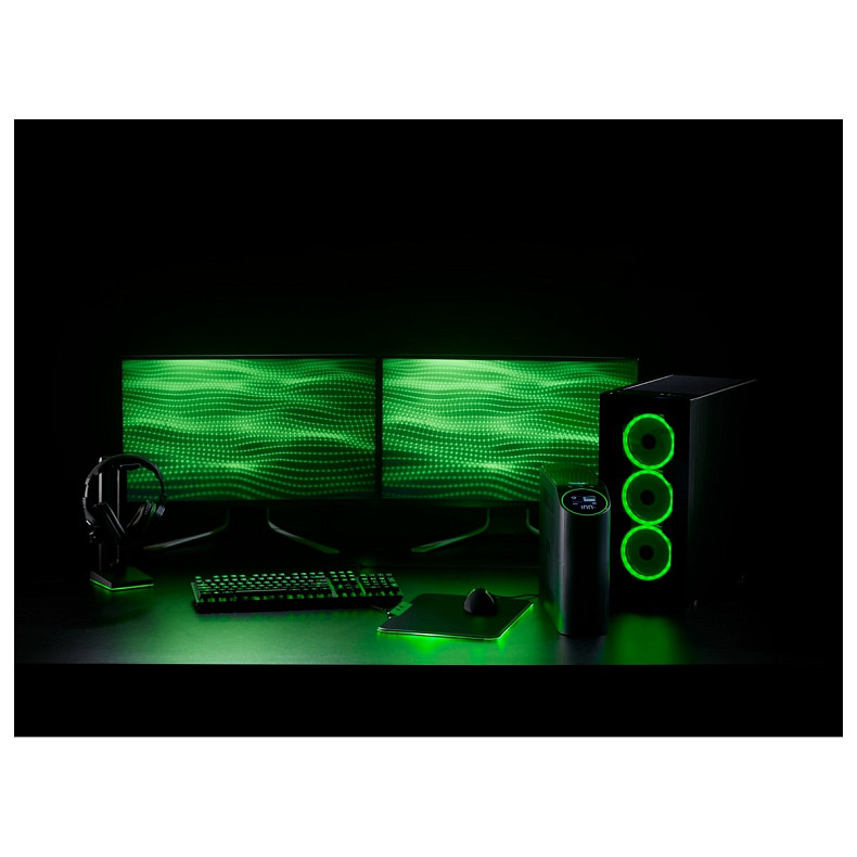 ДБЖ APC Back-UPS Pro 2200VA /1320W, LCD, USB, RGB Lights, 4xSchuko + 2xC