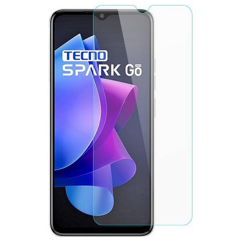 Захисне скло BeCover для Tecno Spark Go 2023 (BF7) Crystal Clear Glass 3D (709263)