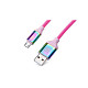 Кабель REAL-EL Premium Rainbow USB-microUSB 1m (EL123500052)