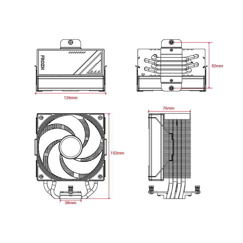 Кулер для процесора ID-Cooling Frozn A410 SE ARGB