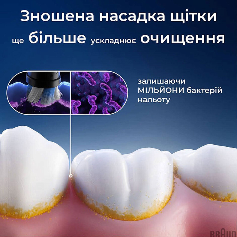 Насадка для зубной щетки Braun Oral-B iO RB WB Radiant White Черные (4)