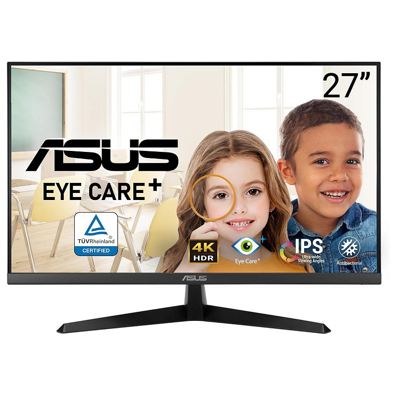Монітор Asus 27" VY27UQ 2xHDMI, DP, MM, IPS, 3840x2160, sRGB 99%, AdaptiveSync, HDR10