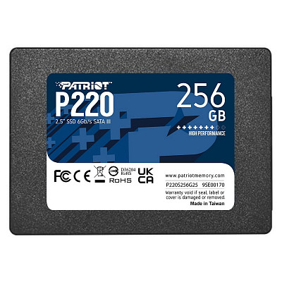SSD диск Patriot P220 256GB 2.5" SATAIII TLC (P220S256G25)