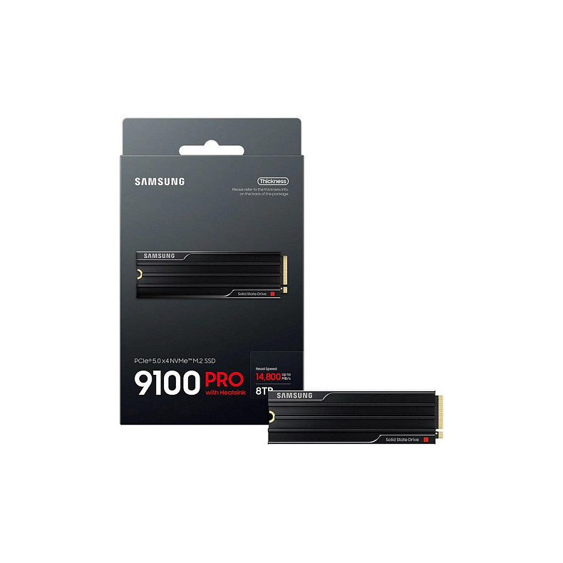 Накопитель SSD Samsung M.2 8TB PCIe 5.0 9100PRO + радиатор