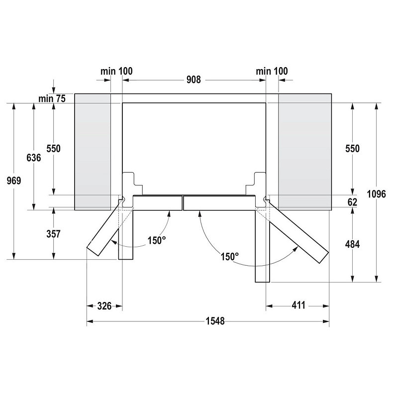 Холодильник SBS Gorenje NRS918FMX