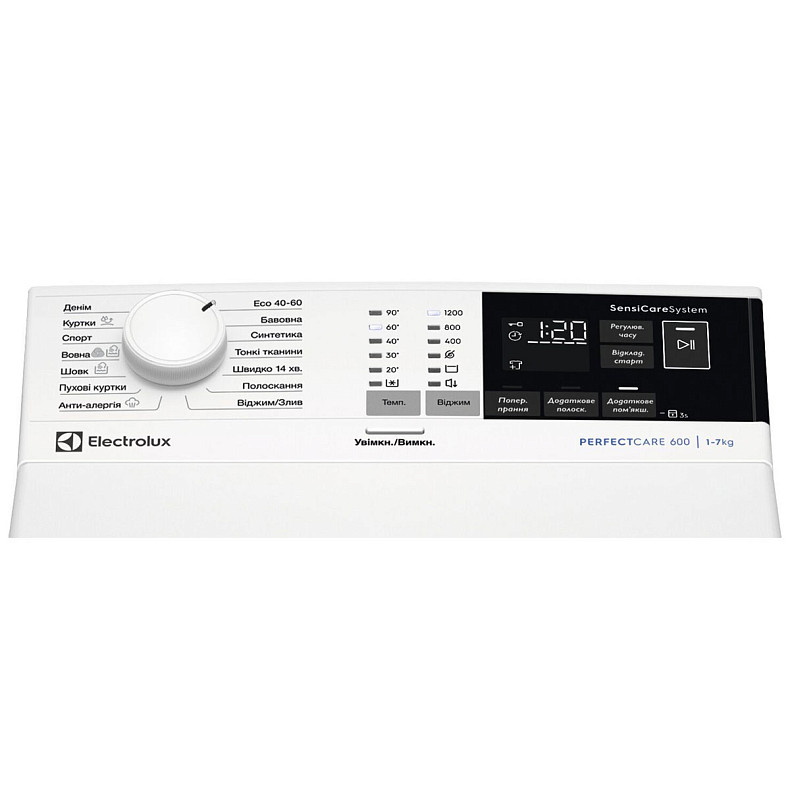 Пральна машина з верт. завантаженням Electrolux EW6T427U