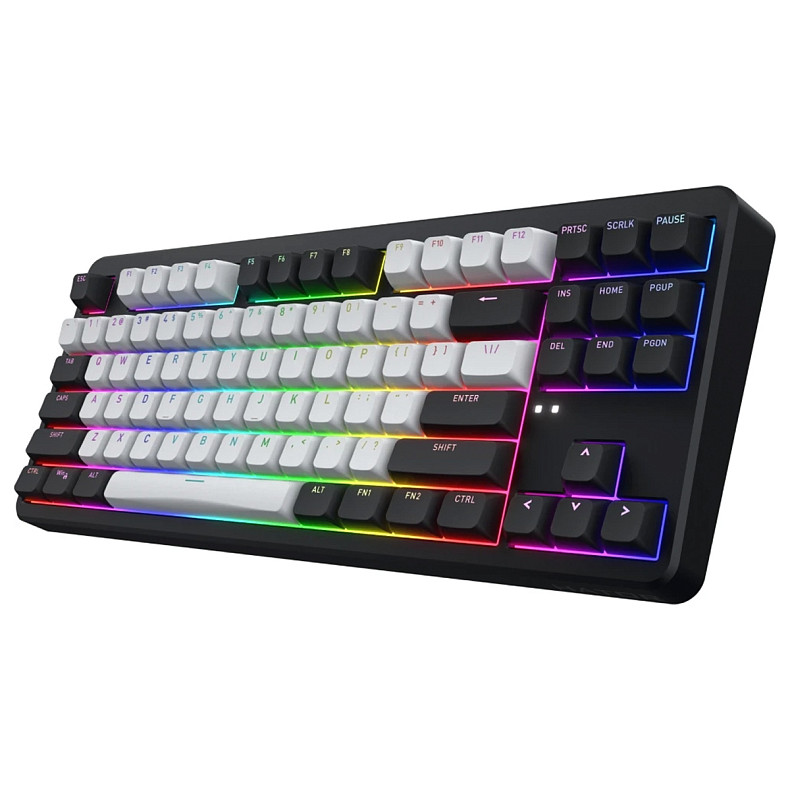 Клавіатура HATOR Rockfall 3 Mecha TKL wireless orange (HTK850) black, US layout, QMK/VIA