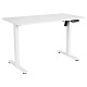 Стол компьютерный 2E СЕ120W-MOTORIZED, регулировка высоты, электропривод 220В, 73/118х120x60см, белый