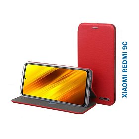 Чохол-книжка BeCover Exclusive для Xiaomi Redmi 9C Burgundy Red (706429)