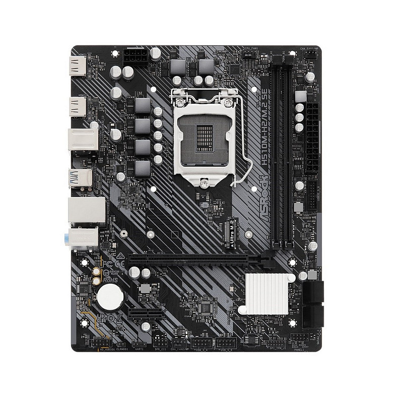 Материнская плата ASRock H510M-H2/M.2_SE s1200 H470 2xDDR4 M.2 HDMI mATX