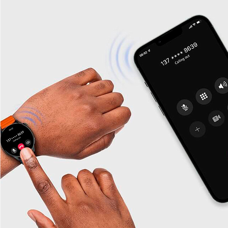 Смарт-часы Kieslect Smart Calling Watch Kr Pro Black_