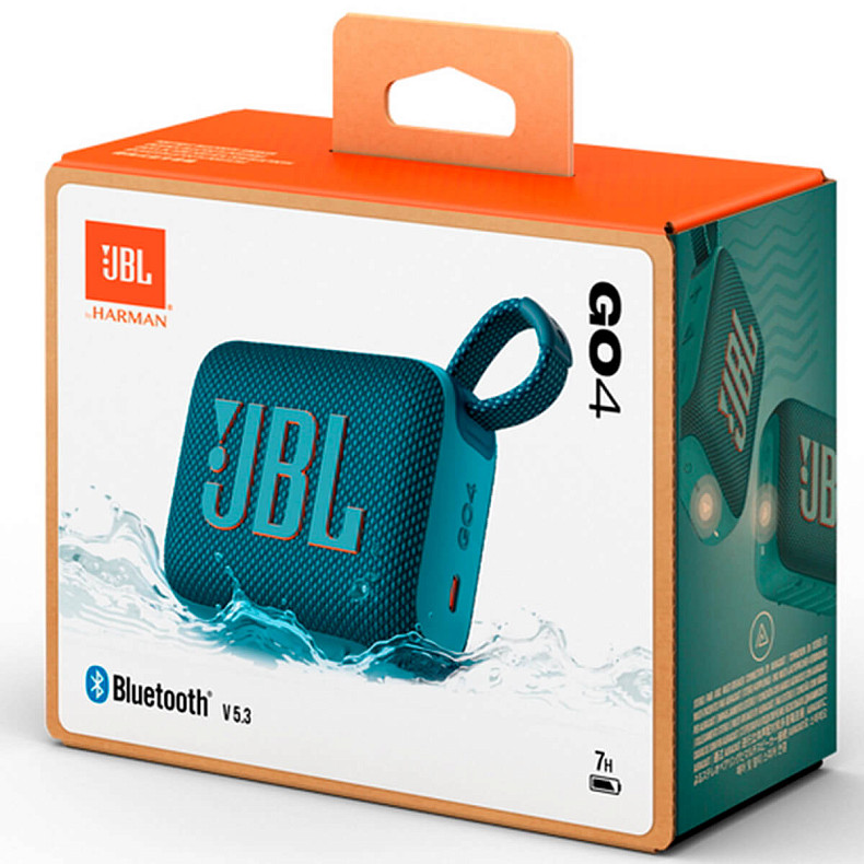 Портативная акустика JBL GO 4 Blue (JBLGO4BLU)