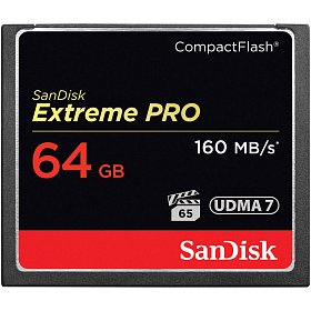 Карта пам'яті SanDisk 64GB CF Extreme Pro R160/W150MB/s