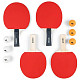 Набір для настільного тенісу Butterfly Racket Set Easy 4 Bats 6 Balls (6257643202)