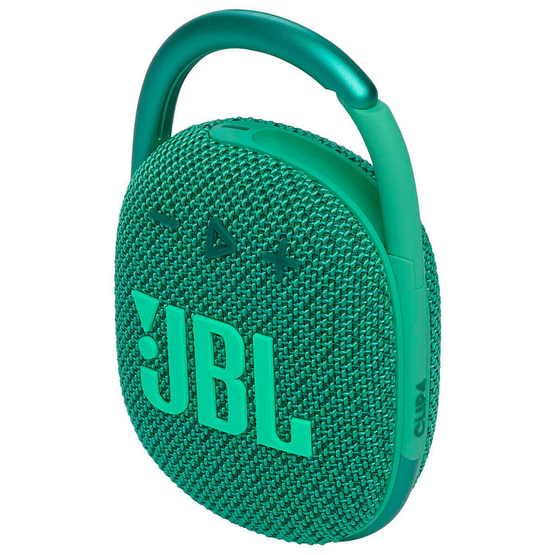 Портативна акустика JBL Clip 4 Eco Green (JBLCLIP4ECOGRN)