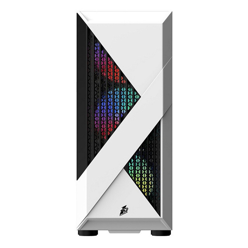Корпус 1stPlayer F3-A-WH-4F1-PS-600FK-EU White 600W