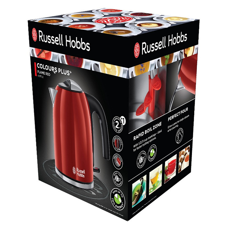 Чайник RUSSELL HOBBS 20412-70 Colours Plus Red